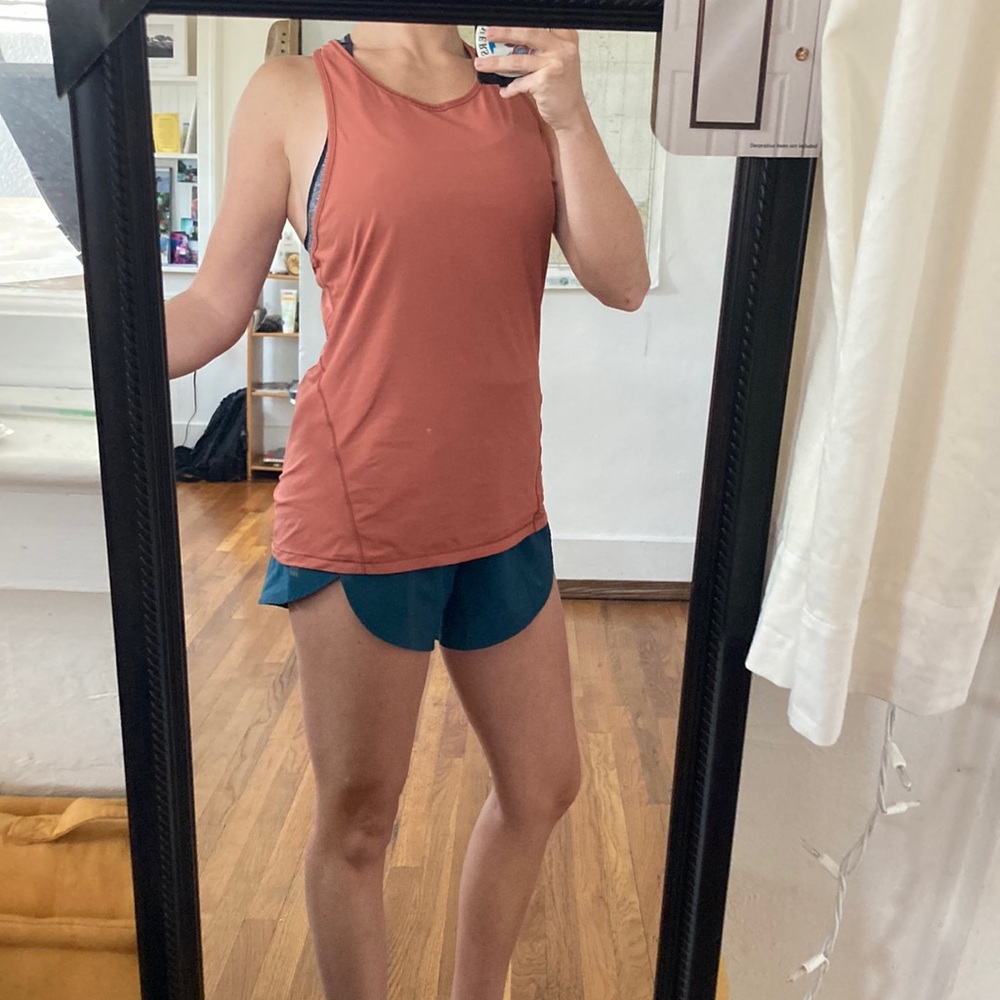 Peach athletic tank